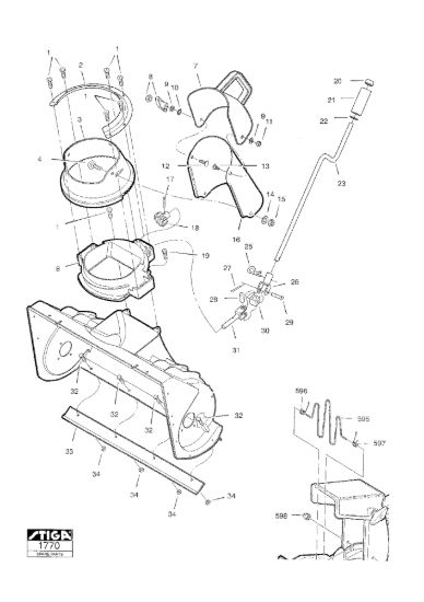 Picture of Discharge Chute Chute Rod