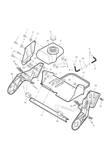 Picture of Frame, fuel tank