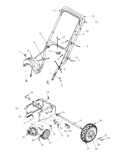 Picture of Handle, drive