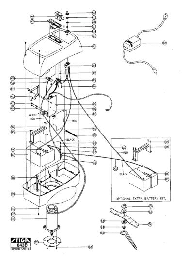 Picture of Motor Blade (B W.Extra Batt)