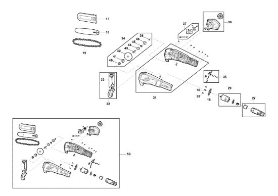 Picture of Accessorio Motosega  with battery 2,0 Ah (2024)