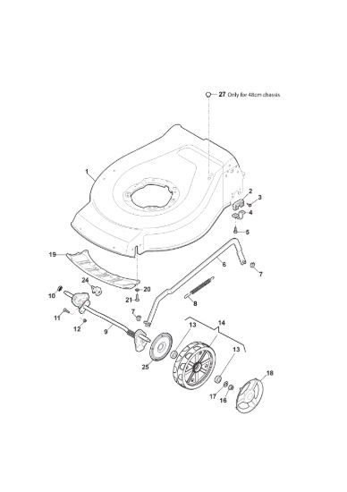 Picture of Chassis E Regolazione Altezza di Taglio