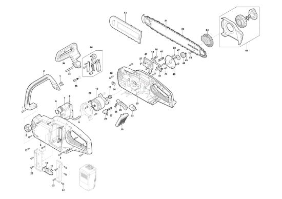 Picture of Motosega a Batteria