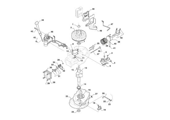 Picture of Motore - Pistone, Albero Motore _ WBE 140 LS