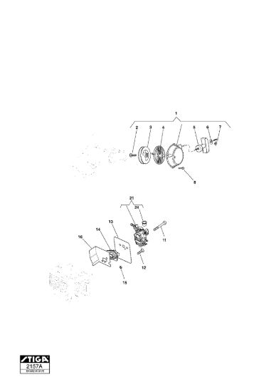 Picture of Hedge Trimmer Carburettor