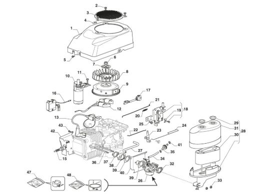 Picture of Motore - Carburatore, Serbatoio