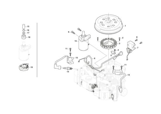 Picture of Bobina, Motorino Avviamento, Volano