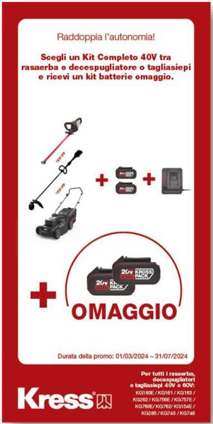Promo Kress valida fino al 31 luglio 2024