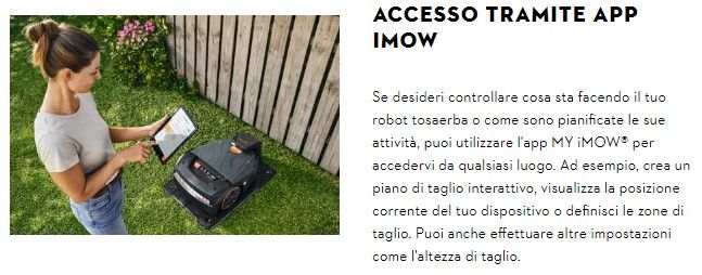 Accesso tramite App Imow Stihl