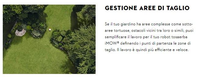 Aree di taglio Imow Stihl