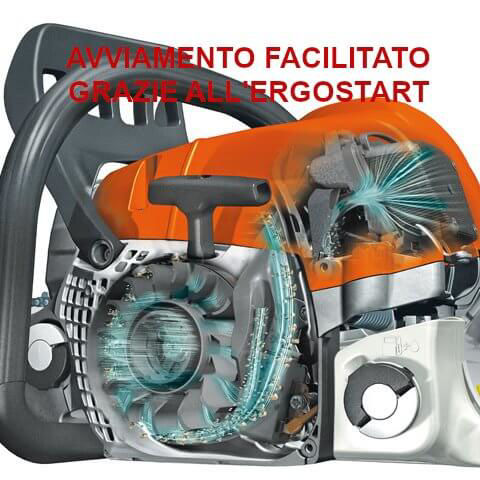 Avviamento facilitato motosega Stihl
