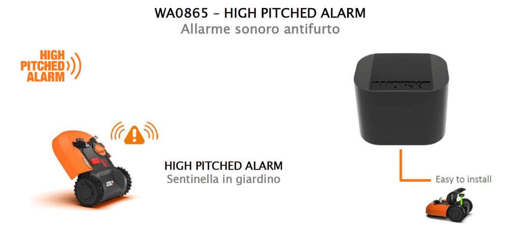 accessori worx robot